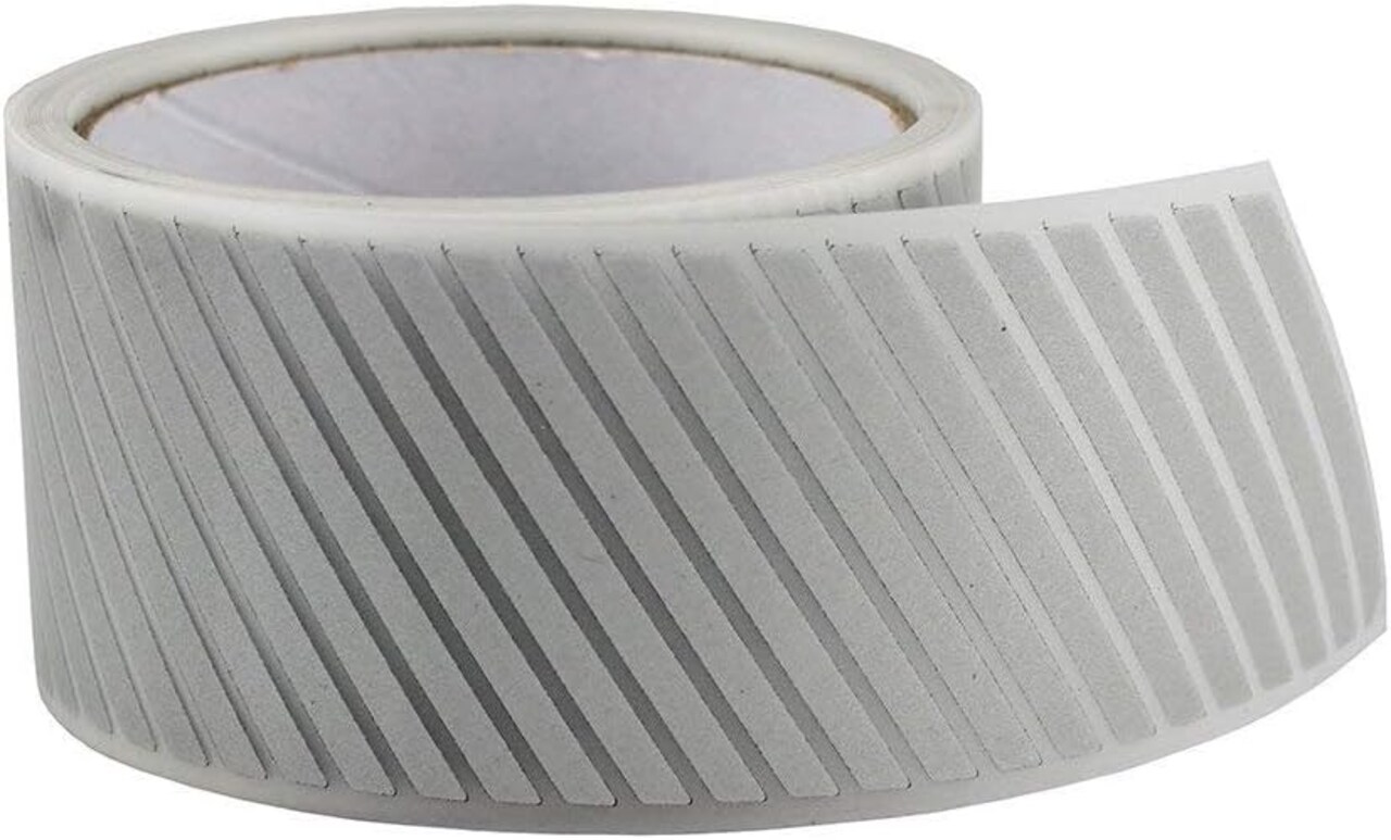 2" Safety Silver Reflective Iron on Fabric Clothing Tape Stripe Heat Transfer Vinyl Film M02 (2" x 33ft)